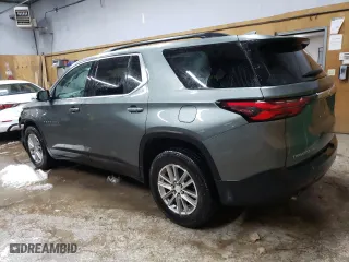 2022 Chevrolet Traverse LT Cloth with VIN 1GNEVGKWXNJ126196, listed as a Copart auction lot 42324735 with 58,415 mi miles and Clean Title. Bid and sale history available at carsss.com. Image 2.