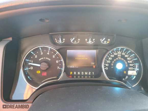2012 Ford F-150 XL with VIN 1FTFW1EF0CFC11051, listed as a Copart auction lot 81823924 with 174,809 mi miles and Salvage Title. Bid and sale history available at carsss.com. Image 9.