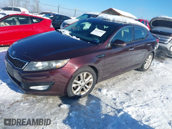 2012 Kia Optima EX with VIN 5XXGN4A61CG069907, listed as a IAAI auction lot 41275805 with 129,050 mi miles and . Bid and sale history available at carsss.com. Image 17.