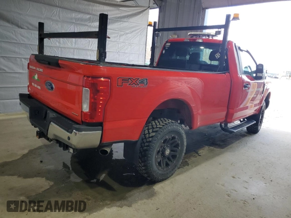2017 Ford F-250 XLT with VIN 1FTBF2B60HEE40416, listed as a Copart auction lot 50494345 with Not provided miles and Salvage title. Bid and sale history available at DreamBid. Image 3.