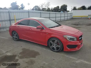 2016 Mercedes-Benz CLA with VIN WDDSJ4EB3GN373284, listed as a Copart auction lot 50081355 with 89,517 mi miles and Salvage Title. Bid and sale history available at carsss.com. Image 4.