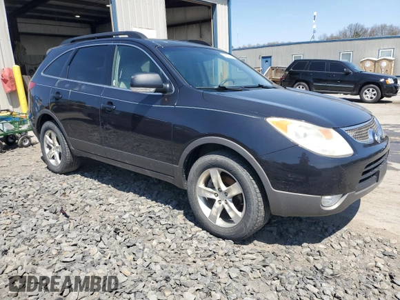 2007 Hyundai Veracruz GLS with VIN KM8NU73C37U010593, listed as a Copart auction lot 54357255 with 208,725 mi miles and Clean Title. Bid and sale history available at DreamBid. Image 4.