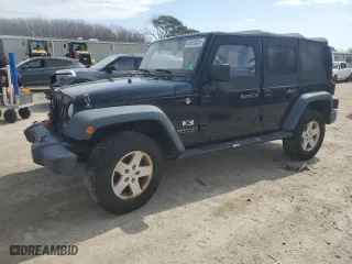 2008 Jeep Wrangler Unlimited X with VIN 1J4GA39178L580361, listed as a Copart auction lot 48036835 with NaN miles and Salvage Title. Bid and sale history available at carsss.com. Image 1.