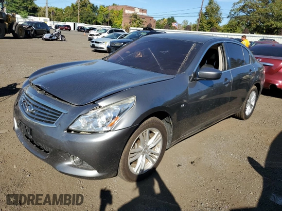 2015 Infiniti Q40 with VIN JN1CV6AR5FM522318, listed as a Copart auction lot 42323984 with 70,348 mi miles and Non Repairable. Bid and sale history available at carsss.com. Image 1.