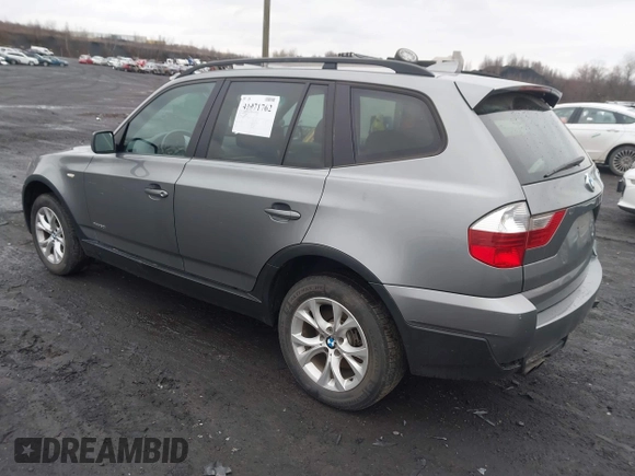 2009 BMW X3 xDrive30i with VIN WBXPC93439WJ27511, listed as a IAAI auction lot 41971762 with 112,766 mi miles. Bid and sale history available at carsss.com. Image 3.
