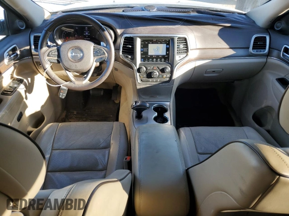 2014 Jeep Grand Cherokee Overland with VIN 1C4RJFCG0EC226397, listed as a Copart auction lot 80295784 with 131,921 mi miles and Salvage Title. Bid and sale history available at DreamBid. Image 8.
