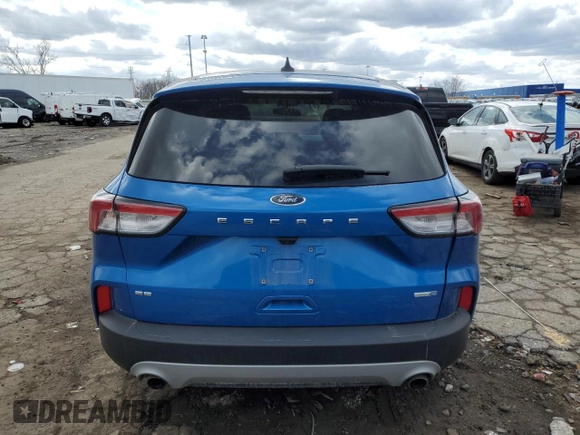2020 Ford Escape SE with VIN 1FMCU9G67LUB65200, listed as a Copart auction lot 49691015 with 37,158 mi miles and Salvage Title. Bid and sale history available at DreamBid. Image 6.