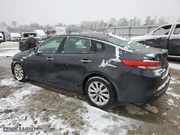 2017 Kia Optima EX with VIN 5XXGU4L34HG149747, listed as a Copart auction lot 44791345 with 48,062 mi miles and Salvage Title. Bid and sale history available at carsss.com. Image 2.
