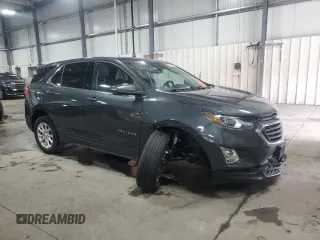 2018 Chevrolet Equinox LT with VIN 3GNAXJEV9JS644043, listed as a Copart auction lot 47387545 with 90,648 mi miles and Salvage Title. Bid and sale history available at DreamBid. Image 4.