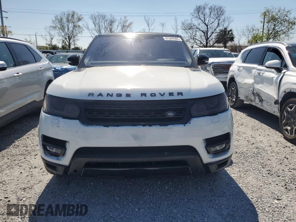2017 Land Rover Range Rover Sport HSE with VIN SALWR2FV5HA173784, listed as a Copart auction lot 47349305 with 85,303 mi miles and Salvage Title. Bid and sale history available at carsss.com. Image 5.