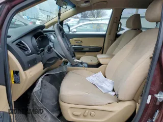 2017 Kia Sedona LX with VIN KNDMB5C16H6226582, listed as a Copart auction lot 47476845 with 163,479 mi miles and Salvage Title. Bid and sale history available at carsss.com. Image 7.