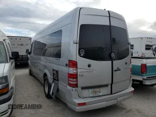 2012 Mercedes-Benz Sprinter with VIN WD3PF4CD5C5699548, listed as a Copart auction lot 76361884 with 46,471 mi miles and Salvage Title. Bid and sale history available at DreamBid. Image 2.