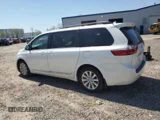 2017 Toyota Sienna XLE с VIN 5TDDZ3DC4HS160369, выставлен на аукционе Copart как лот 56485845 с пробегом 94 181 миль миль и Списание • Salvage title. История ставок и продаж доступна на DreamBid. Изображение 2.