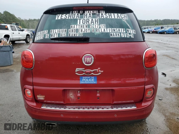 2014 FIAT 500L Lounge с VIN ZFBCFACHXEZ016196, выставлен на аукционе Copart как лот 55760545 с пробегом 160 704 миль миль и Списание • Salvage title. История ставок и продаж доступна на DreamBid. Изображение 6.