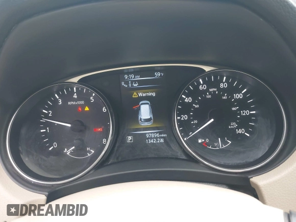 2014 Nissan Rogue SV with VIN 5N1AT2MT0EC811665, listed as a IAAI auction lot 38881831 with 97,896 mi miles and . Bid and sale history available at carsss.com. Image 7.