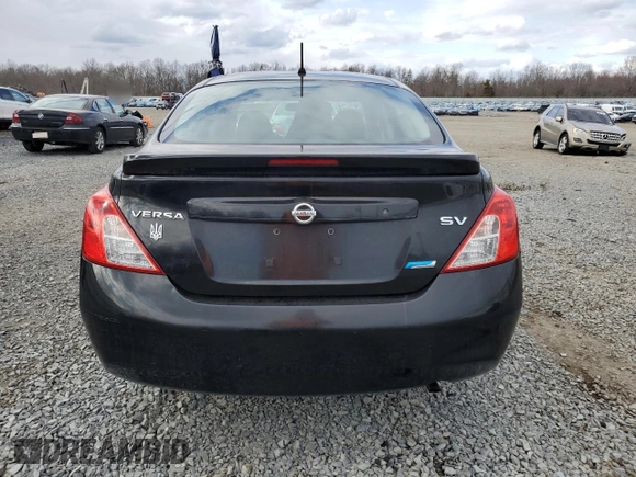 2014 Nissan Versa SV with VIN 3N1CN7AP6EL832846, listed as a Copart auction lot 50629065 with 52,260 mi miles and Salvage Title. Bid and sale history available at DreamBid. Image 6.