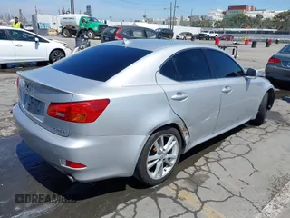 2007 Lexus IS with VIN JTHBK262775037758, listed as a IAAI auction lot 41990064 with 156,319 mi miles. Bid and sale history available at carsss.com. Image 4.