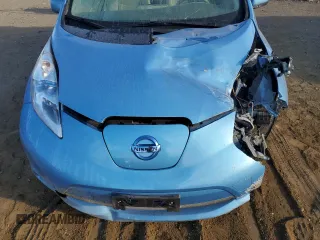 2011 Nissan LEAF SL-e with VIN JN1AZ0CP3BT000582, listed as a Copart auction lot 74951934 with 110,014 mi miles and Clean Title. Bid and sale history available at carsss.com. Image 11.