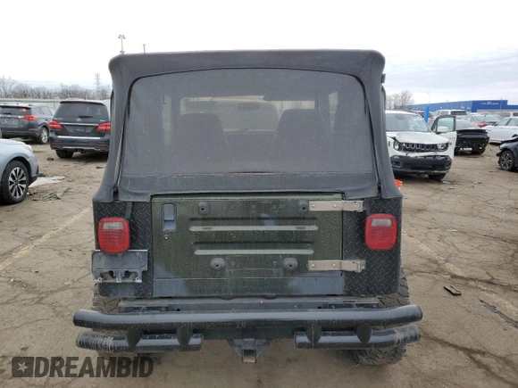 1995 Jeep Wrangler S with VIN 1J4FY19P9SP241990, listed as a Copart auction lot 85860574 with 162,408 mi miles and Clean Title. Bid and sale history available at carsss.com. Image 6.