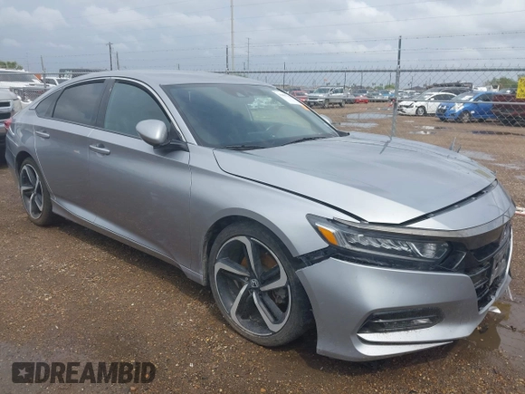 2019 Honda Accord Sedan Sport 1.5T with VIN 1HGCV1F37KA004535, listed as a IAAI auction lot 41867441 with 80,729 mi miles. Bid and sale history available at carsss.com. Image 1.