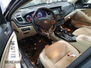 2014 Kia Cadenza Premium with VIN KNALN4D77E5134637, listed as a Copart auction lot 83907434 with 141,104 mi miles and Salvage Title. Bid and sale history available at carsss.com. Image 8.
