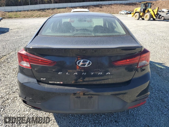 2019 Hyundai Elantra SE with VIN 5NPD74LFXKH431973, listed as a Copart auction lot 50678035 with 114,231 mi miles and Salvage Title. Bid and sale history available at DreamBid. Image 6.