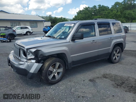 2016 Jeep Patriot High Altitude with VIN 1C4NJRFB8GD580603, listed as a Copart auction lot 63304965 with 89,177 mi miles and Salvage title. Bid and sale history available at DreamBid. Image 1.