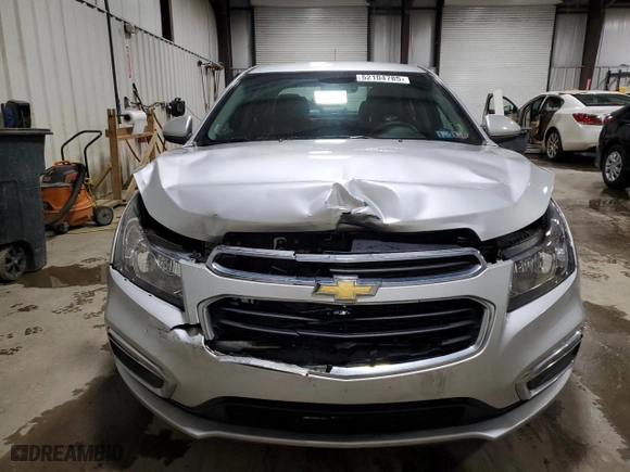 2016 Chevrolet Cruze Limited LT with VIN 1G1PE5SBXG7202365, listed as a Copart auction lot 52104785 with 72,080 mi miles and Salvage Title. Bid and sale history available at carsss.com. Image 5.