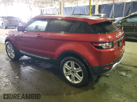 2012 Land Rover Range Rover Evoque Pure Premium with VIN SALVR1BG6CH621236, listed as a Copart auction lot 44008295 with 103,593 mi miles and Clean Title. Bid and sale history available at carsss.com. Image 2.