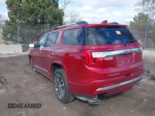 2020 GMC Acadia Denali with VIN 1GKKNXLS3LZ143383, listed as a IAAI auction lot 41864863 with 1 mi miles. Bid and sale history available at carsss.com. Image 3.