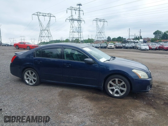 2008 Nissan Maxima SE with VIN 1N4BA41EX8C830315, listed as a IAAI auction lot 42538791 with 105,315 mi miles and . Bid and sale history available at DreamBid. Image 6.