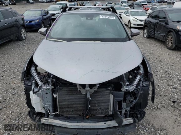 2019 Toyota C-HR XLE with VIN JTNKHMBX7K1048428, listed as a Copart auction lot 51943135 with 82,957 mi miles and Salvage Title. Bid and sale history available at carsss.com. Image 5.