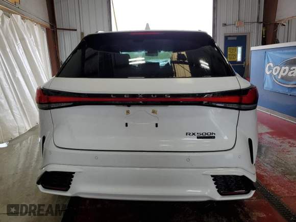 2023 Lexus RX with VIN 2T2BCMEA8PC002972, listed as a Copart auction lot 43398544 with 12,996 mi miles and Salvage Title. Bid and sale history available at carsss.com. Image 6.