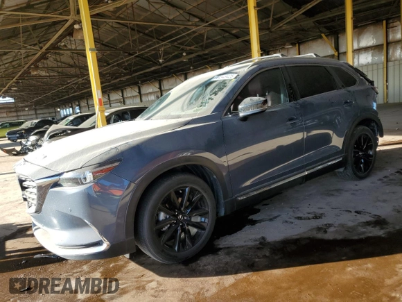 2022 Mazda CX-9 Grand Touring with VIN JM3TCBDYXN0612186, listed as a Copart auction lot 44343425 with 39,079 mi miles and Salvage Title. Bid and sale history available at carsss.com. Image 1.