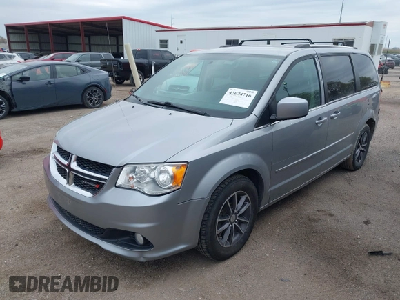 2017 Dodge Grand Caravan SXT with VIN 2C4RDGCG2HR842871, listed as a IAAI auction lot 42074716 with 174,227 mi miles and . Bid and sale history available at DreamBid. Image 18.
