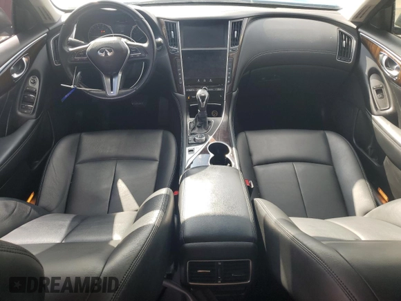 2018 Infiniti Q50 Sport with VIN JN1EV7AP3JM360808, listed as a Copart auction lot 43242355 with 57,089 mi miles and Clean Title. Bid and sale history available at carsss.com. Image 8.
