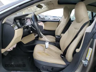 2015 Tesla Model S 85D with VIN 5YJSA1H26FF096714, listed as a Copart auction lot 51710505 with 83,119 mi miles and Salvage Title. Bid and sale history available at carsss.com. Image 7.