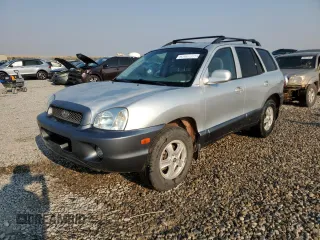 2003 Hyundai Santa Fe GLS with VIN KM8SC73D43U460083, listed as a Copart auction lot 70060594 with 0 mi miles and Salvage Title. Bid and sale history available at carsss.com. Image 1.