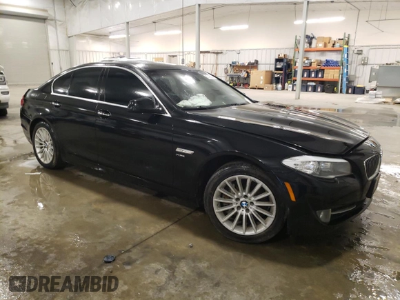 2012 BMW 5 Series 535i xDrive with VIN WBAFU7C56CDU63026, listed as a Copart auction lot 87436144 with 138,808 mi miles and Salvage Title. Bid and sale history available at DreamBid. Image 4.