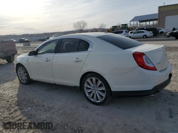 2013 Lincoln MKS EcoBoost with VIN 1LNHL9FT5DG610582, listed as a Copart auction lot 47366435 with 145,038 mi miles and Salvage title. Bid and sale history available at DreamBid. Image 2.