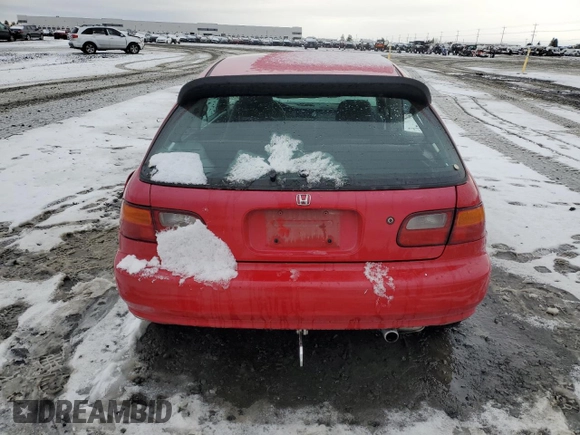 1994 Honda Civic z VIN 2HGEH2370RH505923, wystawiony jako Copart lot #81504724 z przebiegiem 153 871 mil mil oraz Szkoda całkowita • Salvage title. Historia ofert i sprzedaży dostępna na DreamBid. Obrazek 6.