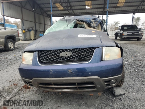 2007 Ford Freestyle SEL with VIN 1FMDK021X7GA17211, listed as a Copart auction lot 84774594 with 0 mi miles and Salvage Title. Bid and sale history available at carsss.com. Image 5.