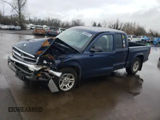 2003 Dodge Dakota SLT with VIN 1D7HL48N73S312526, listed as a Copart auction lot 45386645 with 144,288 mi miles and Salvage Title. Bid and sale history available at carsss.com. Image 1.