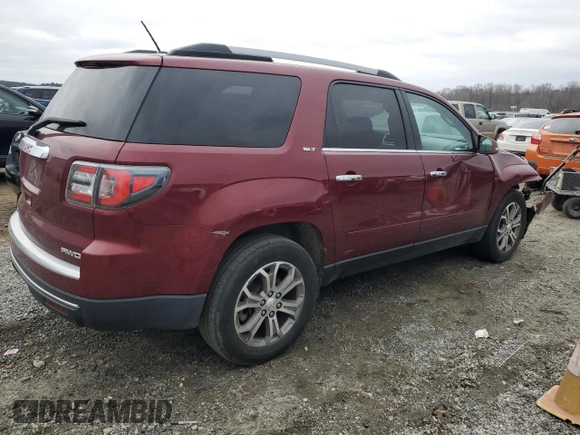 2015 GMC Acadia SLT with VIN 1GKKVRKD1FJ176352, listed as a Copart auction lot 41961875 with 128,439 mi miles and Salvage Title. Bid and sale history available at carsss.com. Image 3.