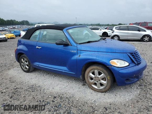2005 Chrysler PT Cruiser Touring with VIN 3C3AY55E65T501455, listed as a Copart auction lot 61815515 with 123,828 mi miles and Salvage title. Bid and sale history available at DreamBid. Image 4.