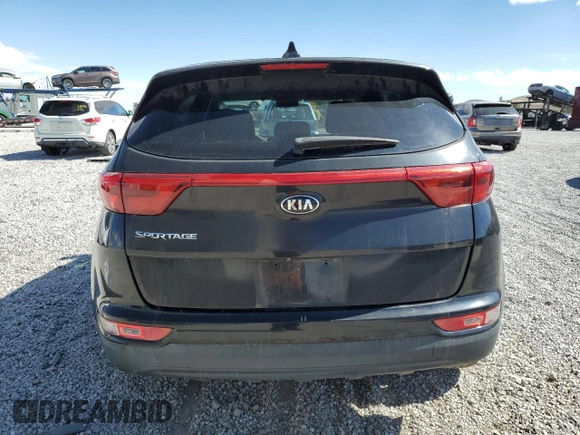 2018 Kia Sportage LX with VIN KNDPMCAC8J7316512, listed as a Copart auction lot 47143515 with 117,147 mi miles and Salvage Title. Bid and sale history available at DreamBid. Image 6.