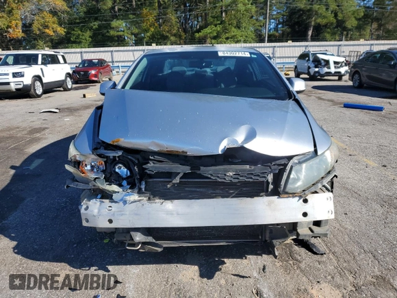2013 Honda Civic Cpe LX with VIN 2HGFG3B53DH517358, listed as a Copart auction lot 84302714 with 153,845 mi miles and Salvage Title. Bid and sale history available at carsss.com. Image 5.