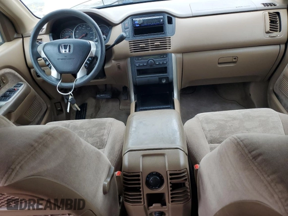 2003 Honda Pilot EX with VIN 2HKYF18463H563074, listed as a Copart auction lot 54780665 with 256,496 mi miles and Salvage Title. Bid and sale history available at DreamBid. Image 8.