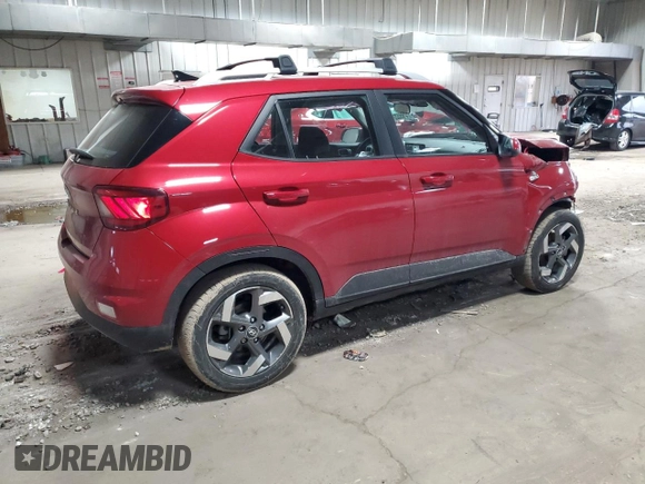 2021 Hyundai Venue SEL with VIN KMHRC8A32MU125422, listed as a Copart auction lot 49552245 with 22,409 mi miles and Non Repairable. Bid and sale history available at carsss.com. Image 3.