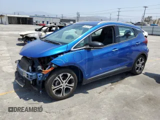 2017 Chevrolet Bolt EV Premier z VIN 1G1FX6S08H4186180, wystawiony jako Copart lot #58431925 z przebiegiem 79 966 mil mil oraz Szkoda całkowita • Salvage title. Historia ofert i sprzedaży dostępna na DreamBid. Obrazek 1.